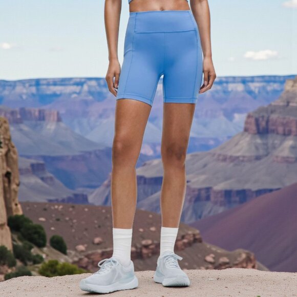 NWT LULULEMON Swift Speed High Rise Short 6" in Pool Party 8 - Picture 1 of 7